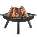 24&quot; Wood Burning Steel Fire Bowl Pit